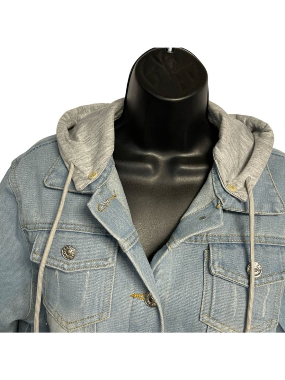 Blink 182 Denim Jean Jacket Hoodie Graphics Concert Music Band - Picture 5 of 9